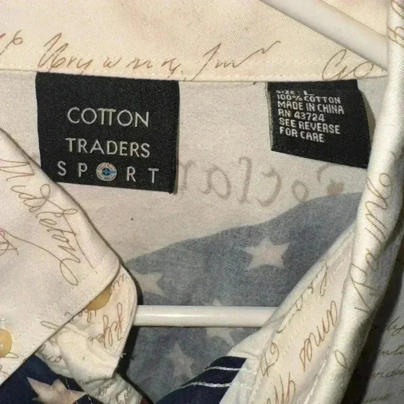 USA American Flag button up VINTAGE - Picture 6 of 6